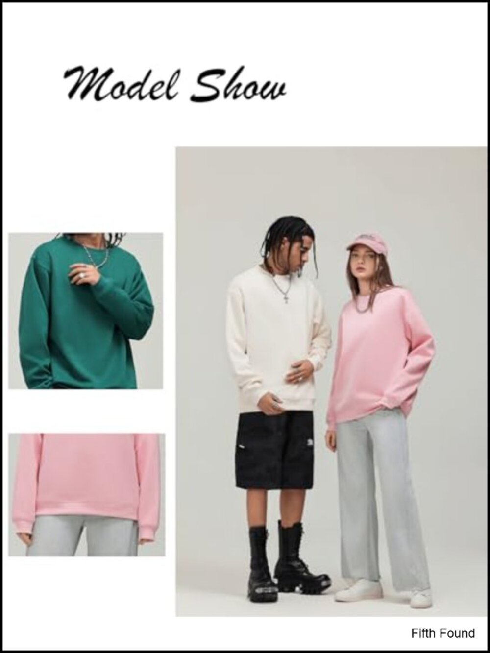 Cotton Striped Crew Neck Pullover Sweatshirt Summer Beach Tops - Picture 2 of 5